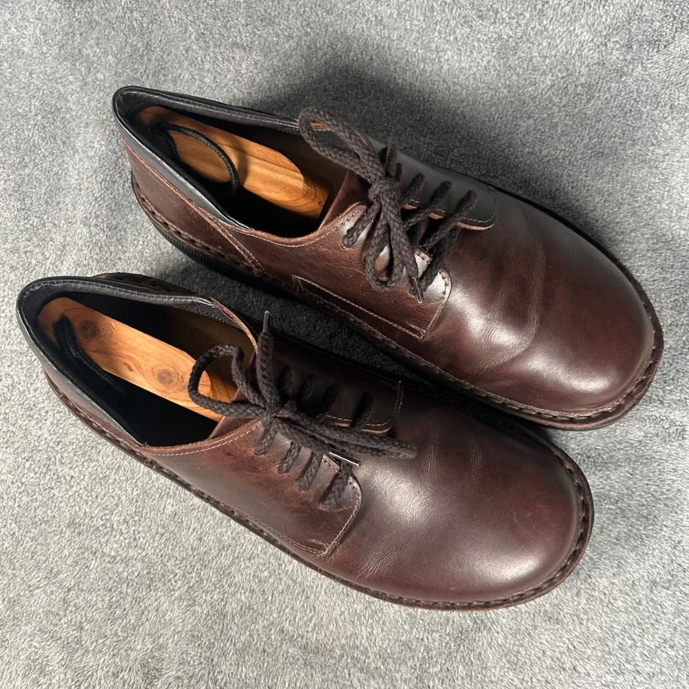 Naot  Derby Oxford Shoes Brown Leather Comfort Lace Up Mens US 12 EU 45